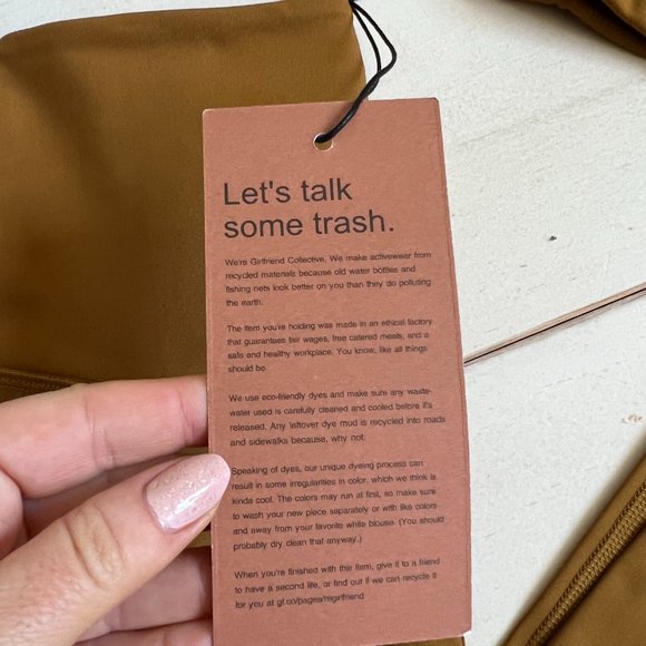 *set* NWT The Girlfriend Collective Bra & Legging Set - Picture 7 of 7